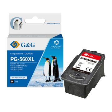 Cartouche compatible de première qualité - Canon 3712C001 / PG-560 XL - noire