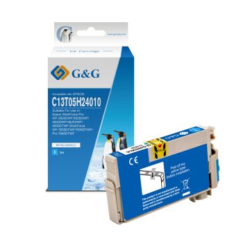 Cartouche compatible de première qualité - Epson C13T05H24010 / 405 XL - cyan