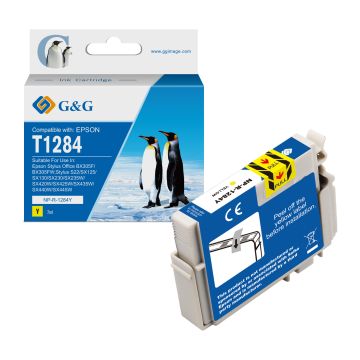 Cartouche compatible de première qualité - Epson C13T12844011 / T1284 - jaune