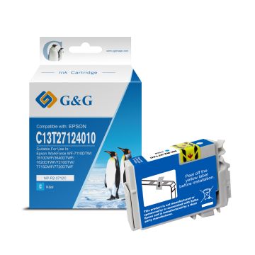 Cartouche compatible de première qualité - Epson C13T27124010 / 27XL - cyan