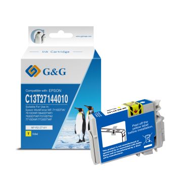 Cartouche compatible de première qualité - Epson C13T27144010 / 27XL - jaune