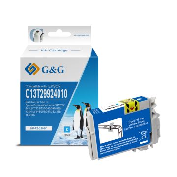 Cartouche compatible de première qualité - Epson C13T29924010 / 29XL - cyan