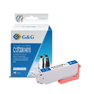 Cartouche compatible de première qualité - Epson C13T33614010 / 33XL - noire