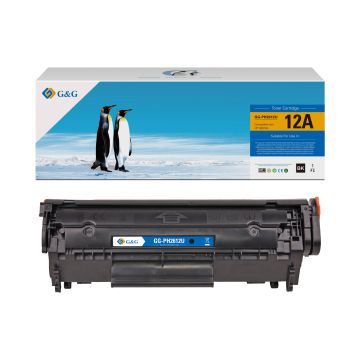 Toner compatible de première qualité - HP Q2612A / 12A - noir