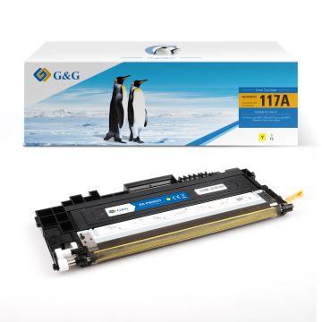 Toner compatible de première qualité - HP W2072A / 117A - jaune